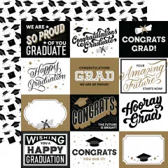 Graduation 6x6 Paper Pad