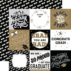 Graduation 6x6 Paper Pad