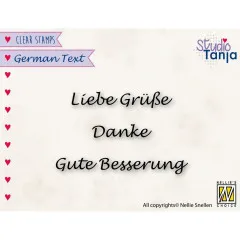Clear Stamps - German Texts - Danke (DE)