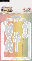 Studio Light - Cutting Dies - Dragonfly Dreams - Dragonfly Tag
