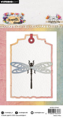 Studio Light - Cutting Dies - Dragonfly Dreams - Dragonfly Tag