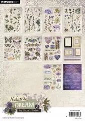 Studio Light - Die-Cut Paper Pad - Natures Dream 2 Nr. 235 - Elements