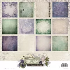 Studio Light 8x8 Paper Pad - Natures Dream 2 Nr. 236 - Background Designs