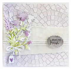 Studio Light Embossing Folder - Nature\s Dream 2 Nr. 23 - Vintage Stones