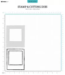 Studio Light - Stamp and Cutting Die - Natures Dream 2 Nr. 84 - Polaroid Frame