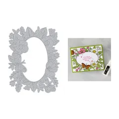 Hero Arts - Letterpress + Foil Plate - Floral Frame