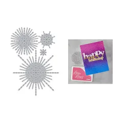 Hero Arts - Letterpress + Foil Plate - Starburst
