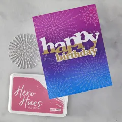 Hero Arts - Letterpress + Foil Plate - Starburst