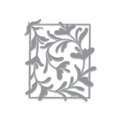 Hero Arts - Letterpress + Foil Plate - Decorative Floral