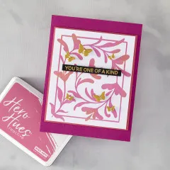 Hero Arts - Letterpress + Foil Plate - Decorative Floral