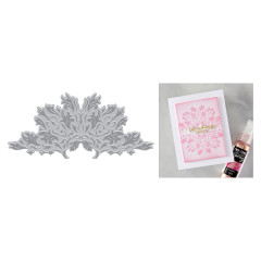 Hero Arts - Letterpress + Foil Plate - Lavish Flourish