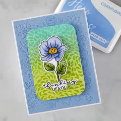 Hero Arts - Letterpress + Foil Plate - Floral Border