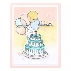 Simon Hurley Clear Stamps - Birthday Part