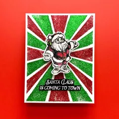 Simon Hurley Clear Stamps - Sketched Santas