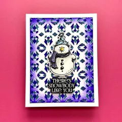 Simon Hurley Clear Stamps - Sketched Snowmen