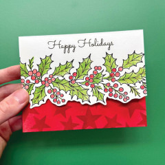 Simon Hurley 6x6 Cling Stamps - Christmas Borders