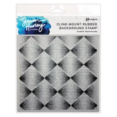 Simon Hurley Cling Stamps - Faded Diamonds