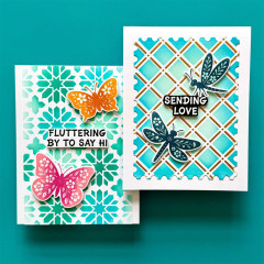Simon Hurley Clear Stamps - Blooming Butterflies