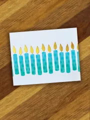 Simon Hurley 6x6 Stencil - Candles