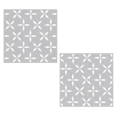 Simon Hurley 6x6 Layering Stencil - Spiral Star