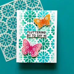 Simon Hurley 6x6 Layering Stencil - Star Tile