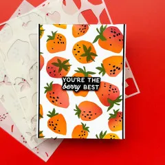 Simon Hurley 6x6 Layering Stencil - Very Berry