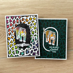 Simon Hurley 6x6 Layering Stencil - Leopard 2