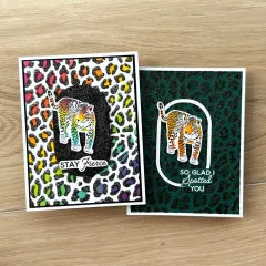 Simon Hurley 6x6 Layering Stencil - Leopard 2