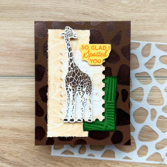 Simon Hurley 6x6 Stencil - Animal Prints