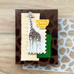 Simon Hurley 6x6 Stencil - Animal Prints