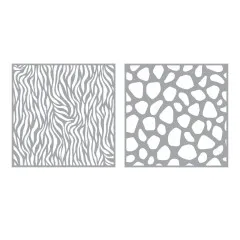 Simon Hurley 6x6 Stencil - Animal Prints