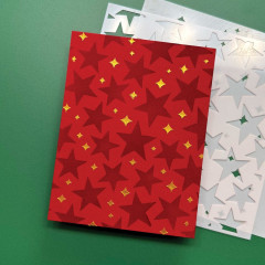 Simon Hurley 6x6 Layering Stencil - Sparkling Stars