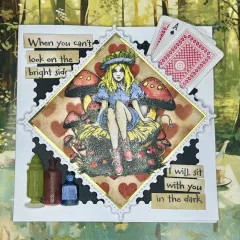 Unmounted Rubber Stamps - Not Mushroom for Alice