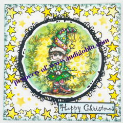 Unmounted Rubber Stamps - Dress Up Christmas Tree