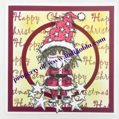 Unmounted Rubber Stamps - Dress Up Santa