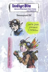 Unmounted Rubber Stamps - Steampunk Elf