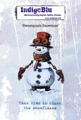 Unmounted Rubber Stamps - Steampunk Snowman