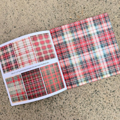 Tartan Textures - 8x8 Paper Book