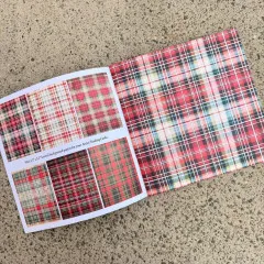 Tartan Textures - 8x8 Paper Book