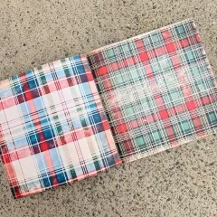 Tartan Textures - 8x8 Paper Book