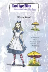Unmounted Rubber Stamps - Who is Alice