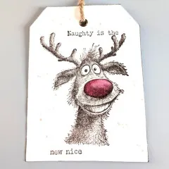 Unmounted Rubber Stamps - Cheery Reindeer