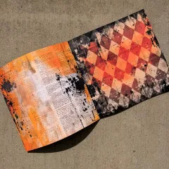 Halloween Grunge - 8x8 Paper Book