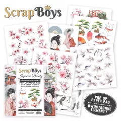 Scrapboys 6x6 POP UP Paper Pad - Japanese Beauty