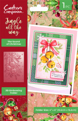 Embossing Folder - Jingle All The Way - The Sound Of Christmas