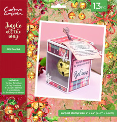 Stamp and Stencil Set - Jingle All The Way - Gift Box Set