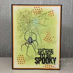 Woodware Clear Stamps - Creepy Spider