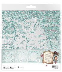 Studio Light - Printed Acetate Sheets - Christmas Blush - Mint & White