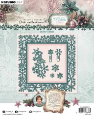 Studio Light - Cutting Dies - Christmas Blush - Snowy Frame