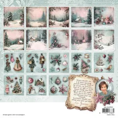 Studio Light - 8x8 Collage Paper Pad - Christmas Blush